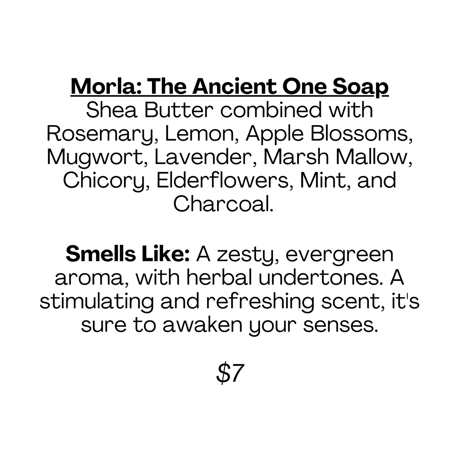 Morla: The Ancient One Shea Butter Soap